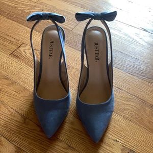 Just Fab pumps - Beatrix, Dusty Blue